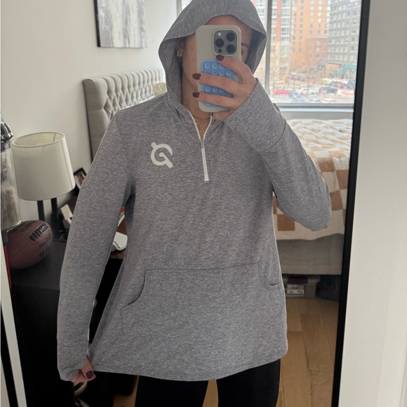 Peloton Grey Quarter Zip - Picture 3 of 5